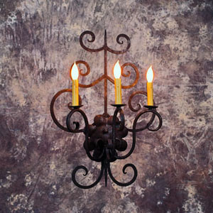 curvias wrought iron sconce