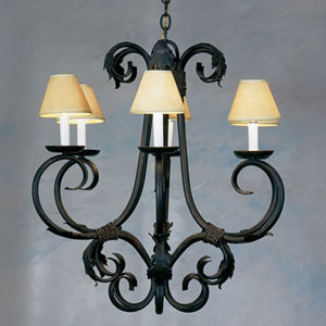 fantastico fuego wrought iron chandelier