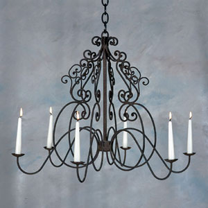 la brillante wrought iron chandelier