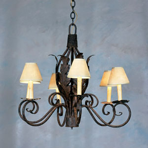 lumbre serenata wrought iron chandelier