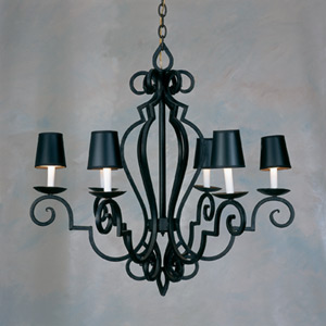 noche oscura wrought iron chandelier