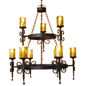 fuego fantastico wrought iron chandelier