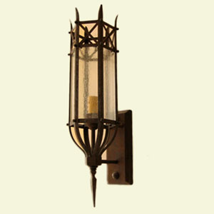 victoriosos noche wrought iron wall sconce